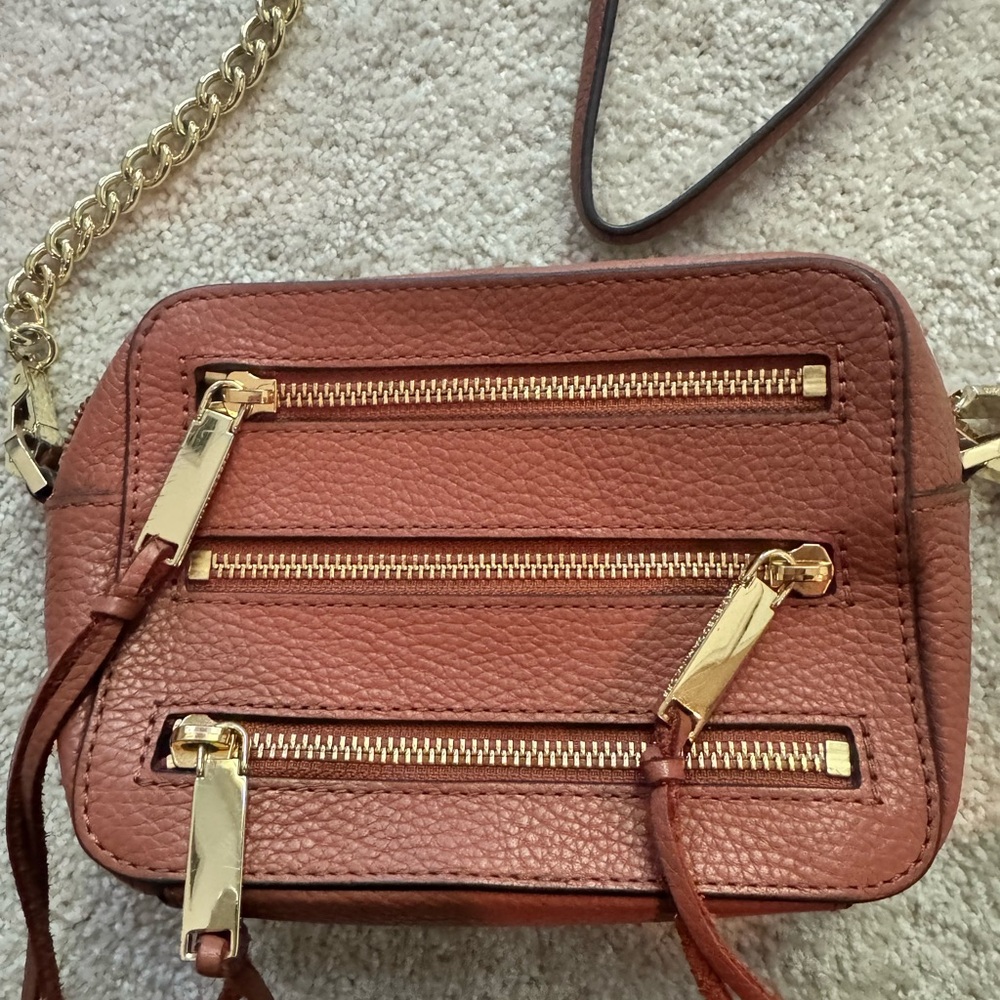 Rebecca Minkoff Brown Leather Crossbody Bag